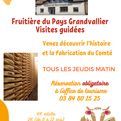 Geführte Besichtigung der Fruitière du Pays Grandvallier